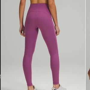 lululemon Swift Speed High-Rise Tight 28" Size 16 Vintage Plum